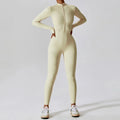 Women's Zip-Front Yoga Jumpsuit